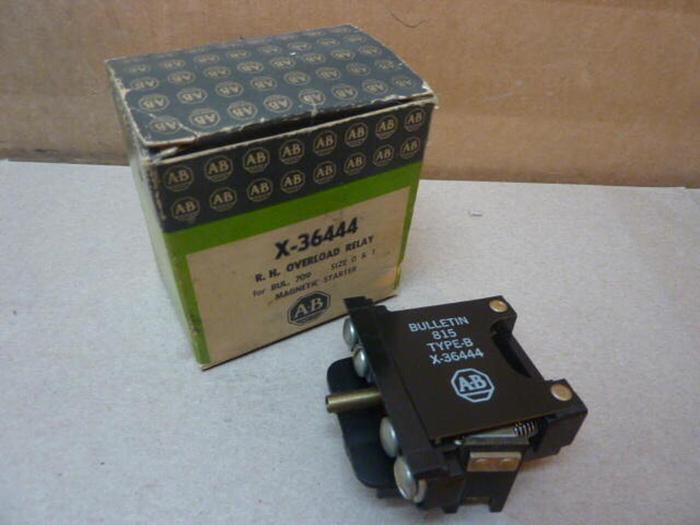 ALLEN BRADLEY Overload Relay X-36444 #31206