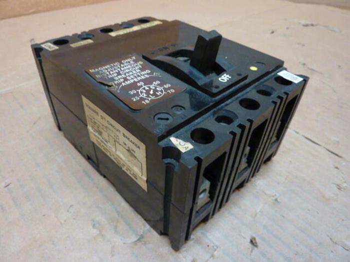 Used SQUARE D 7 Amp Circuit Breaker FAL3600712M #28459