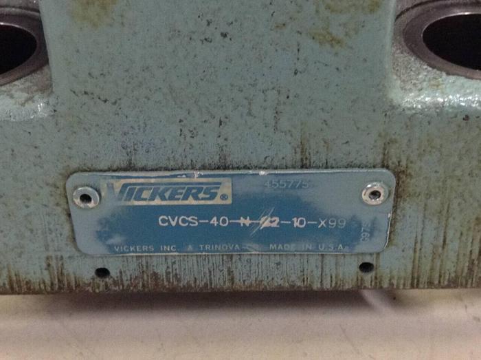 Used VICKERS Valve CVCS40NS210X99 #80250
