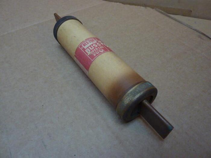 Used BUSSMANN 200 Amp Fuse RES-200 #27464