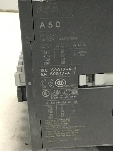Used ABB Contactor A50 USED
