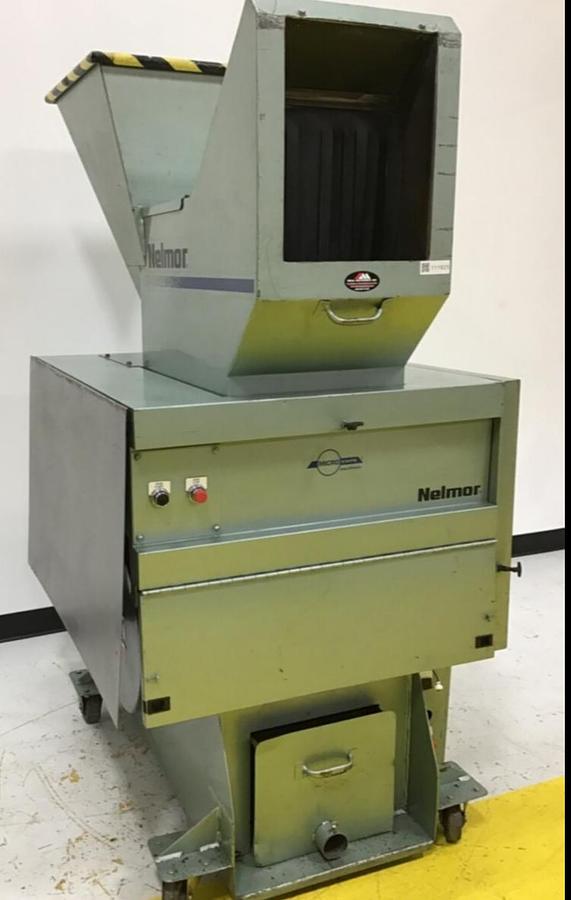 Used NELMOR 5 HP Grinder Granulator, RG1012P1, Used
