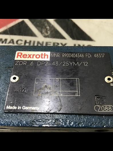 Used REXROTH ZDR6DP24325YM12 Valve Used #141512