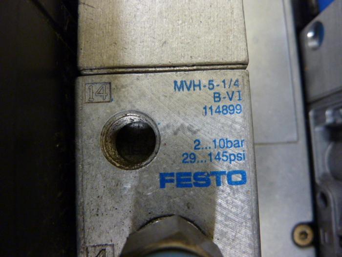 Used FESTO Control Block / Valve Terminal IFB8-02 #52699