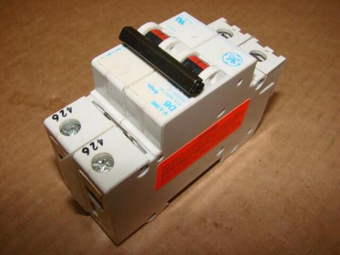 Used GENERAL ELECTRIC 6 Amp Breaker V37206 #21281