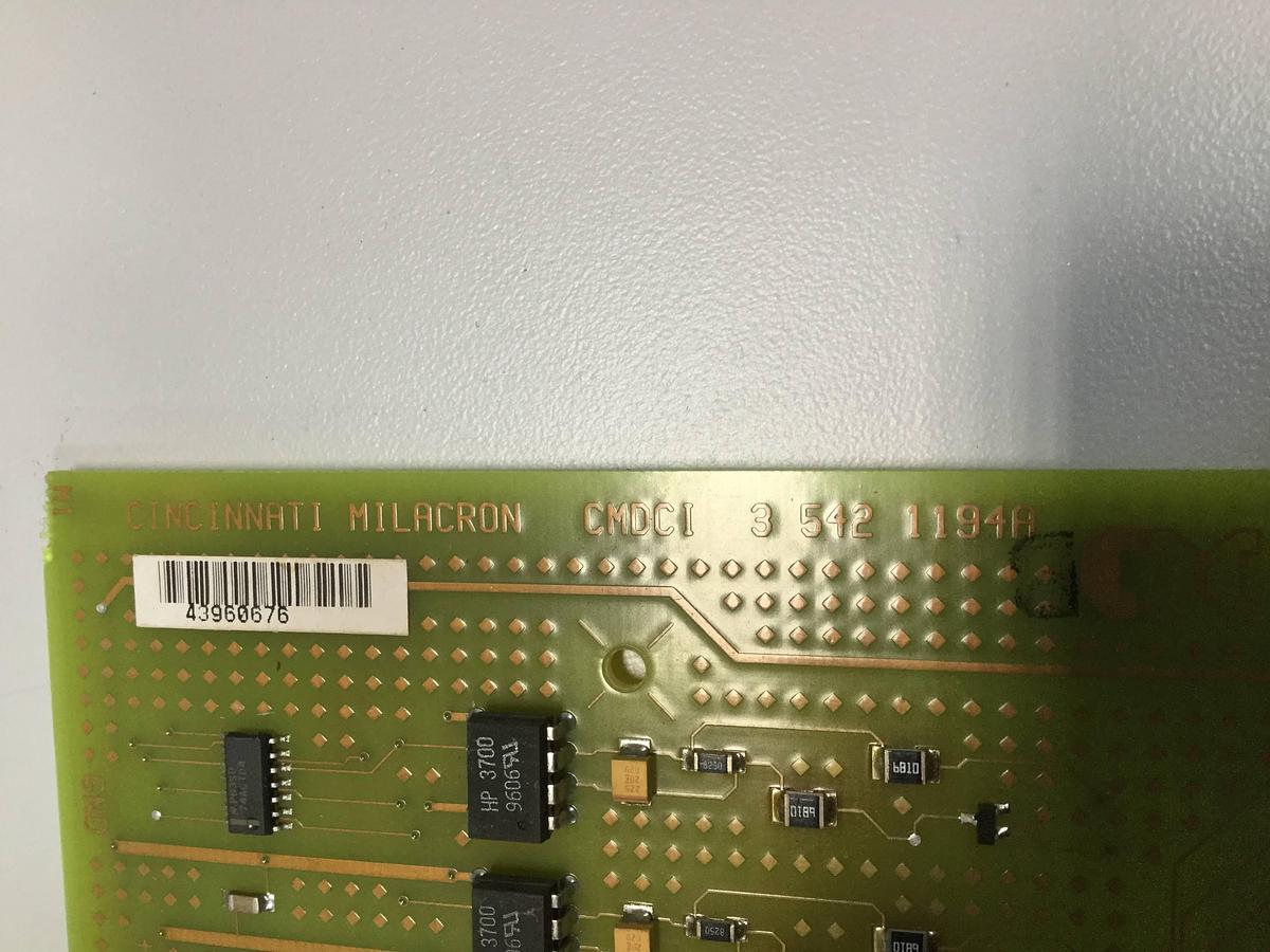 Used CINCINNATI MILACRON Circuit Board 3-542-1194A #93119