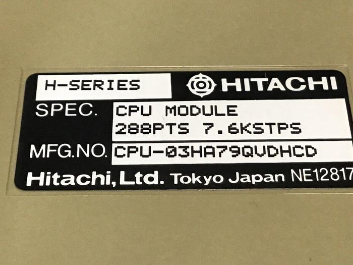 Used HITACHI CPU Module CPU-03HA79QVDHCD Used