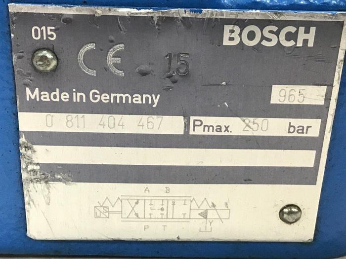 Used BOSCH Proportional Servo Valve 0 811 404 608 USED