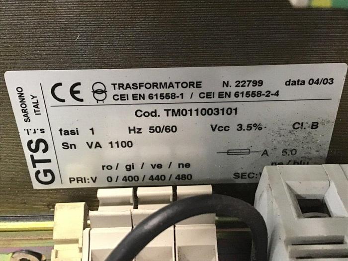 Used GTS 1100 VA Transformer TM011003101 #140740