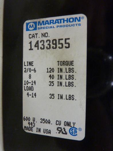 Used MARATHON Power Distribution Block 1433955 #57120