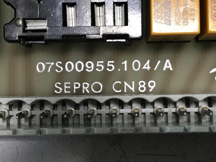 Used SEPRO ROBOTIQUE Circuit Board 07S00955.104/A Used