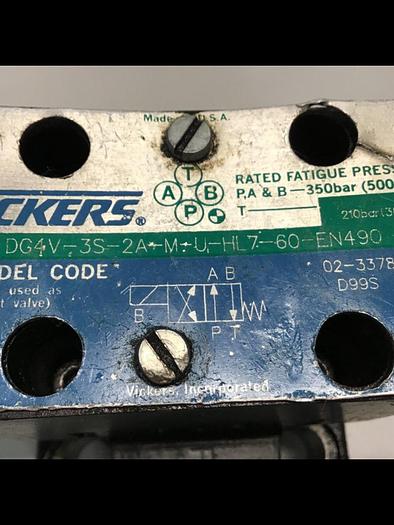 Used VICKERS Valve DG4V3S2AMUHL760EN490 #144593