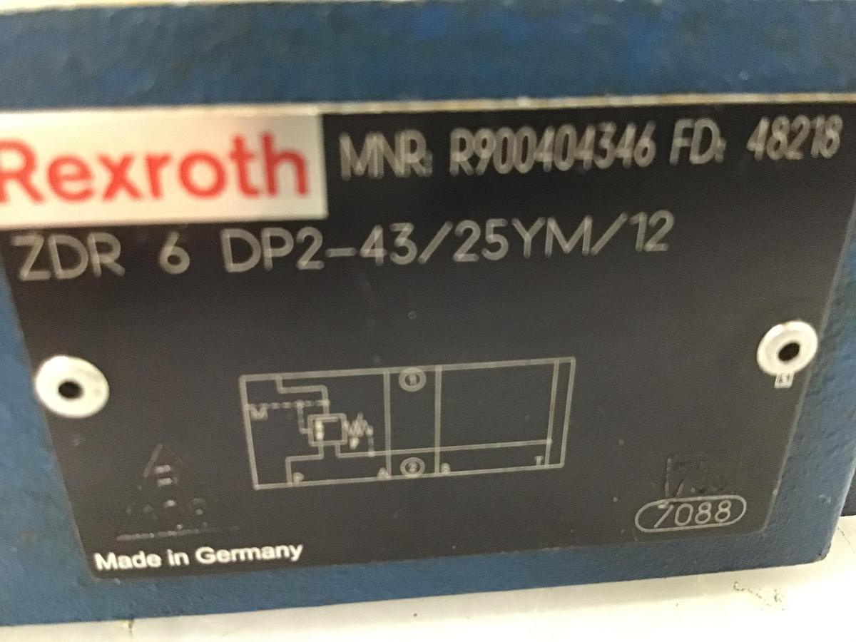 Used REXROTH ZDR6DP24325YM12 Valve Used #141552