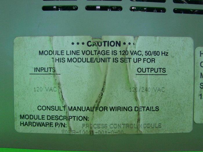 Used BARBER COLMAN Process Module MACO 8000 80EB-10003-001-0-00 Used