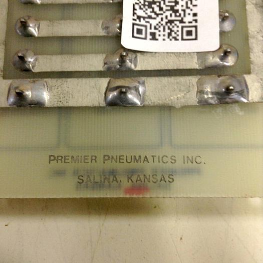 Used PREMIER PNEUMATICS Control Circuit Board 2139-7 #75570