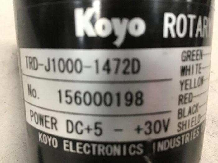 Used KOYO Rotary Encoder TRD-J1000-1472D #139611
