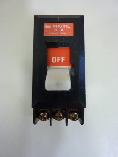 Used IDEC Circuit Protector NRC111L/3A #75682