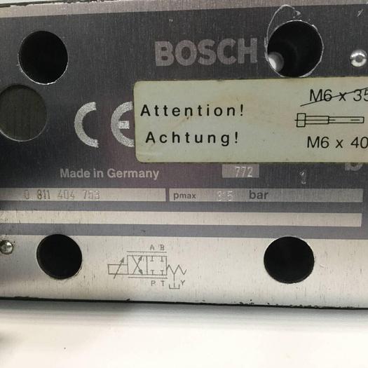 Used BOSCH Servo Proportional Valve 0 811 404 753 Used