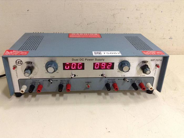 Used VIZ Dual DC Power Supply WP-707A #75882
