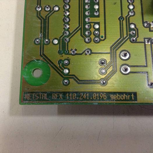 Used NETSTAL Circuit Board RFX 110.241.0195 #77963