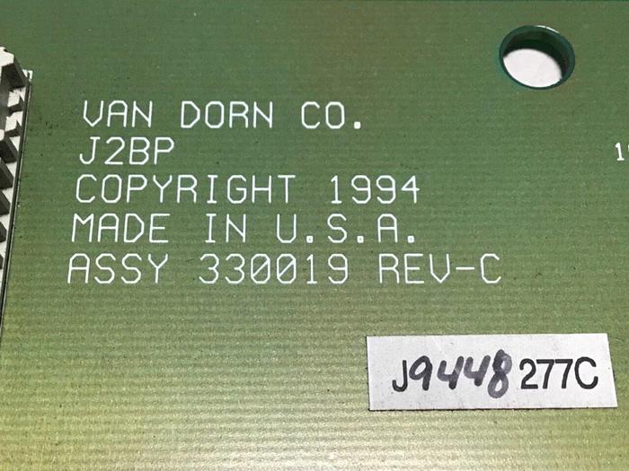 Used VAN DORN Circuit Board 330019 PC330-019 330-019 Used