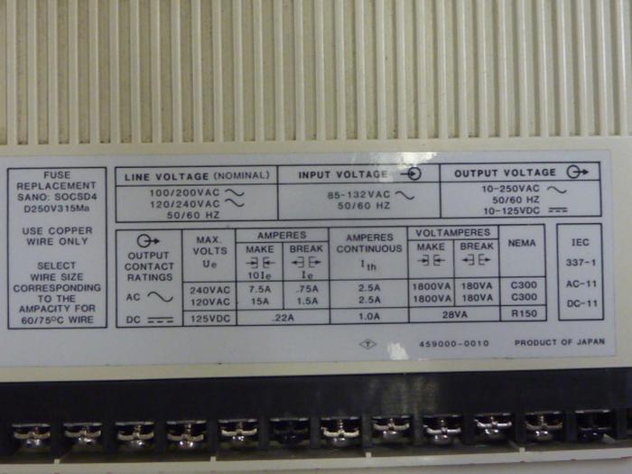 Used ALLEN BRADLEY SLC 100 Processor Unit 1745-LP101 SER D #65381