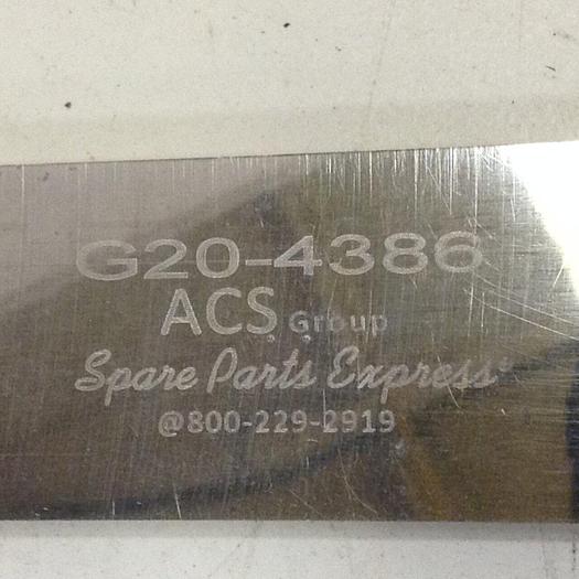 Used ACS Granulator Blade / Knife G20-4386 #81014