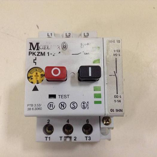 Used KLOCKNER MOELLER Manual Motor Starter PKZM1-2,4 #82233