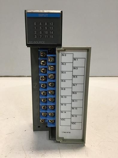 Used ALLEN BRADLEY Input Module 1746-IV16 SER C #78572