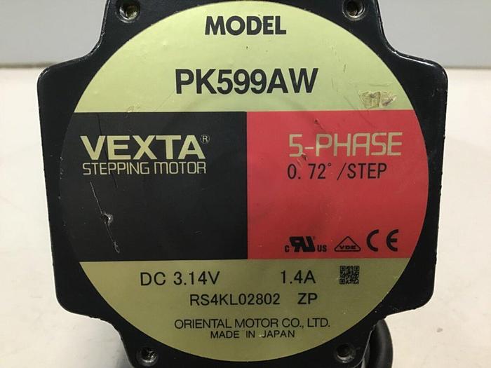 Used ORIENTAL MOTOR VEXTA Stepping Motor PK599AW Used