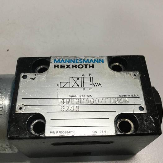 Used MANNESMANN REXROTH Valve 4WE6MA60EG24N #97493