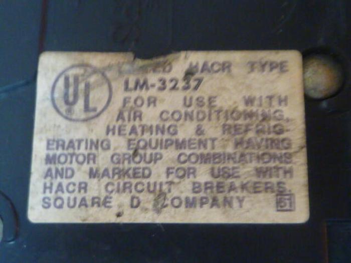 Used SQUARE D 15 Amp Circuit Breaker QOU215 #31341