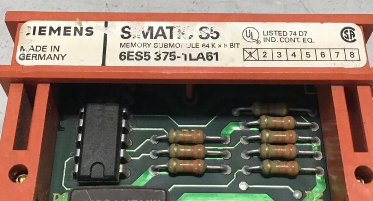 Used SIEMENS SIMATIC S5 Memory Submodule 6ES5 375-1LA61 USED