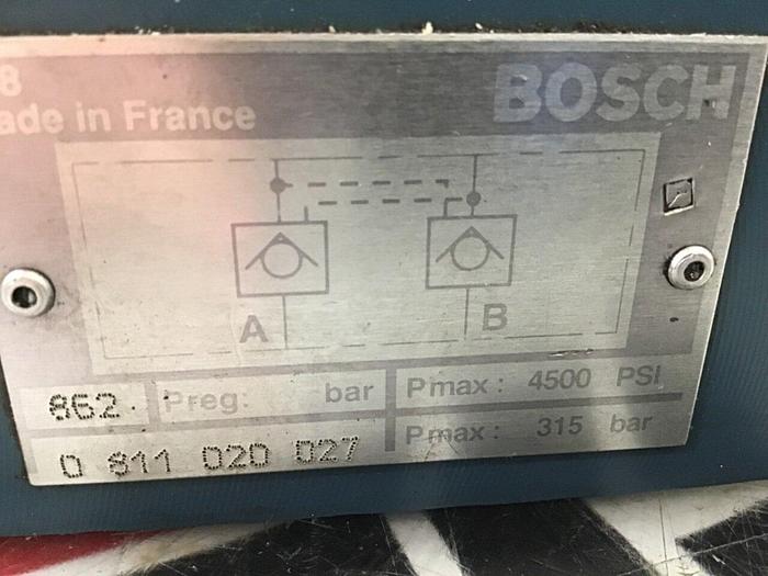 Used BOSCH Check Valve 0 811 020 027 Used