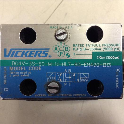 Used VICKERS Valve DG5S4-0431C-E-T-M-U-HL7-B13-60-EN502 #88272