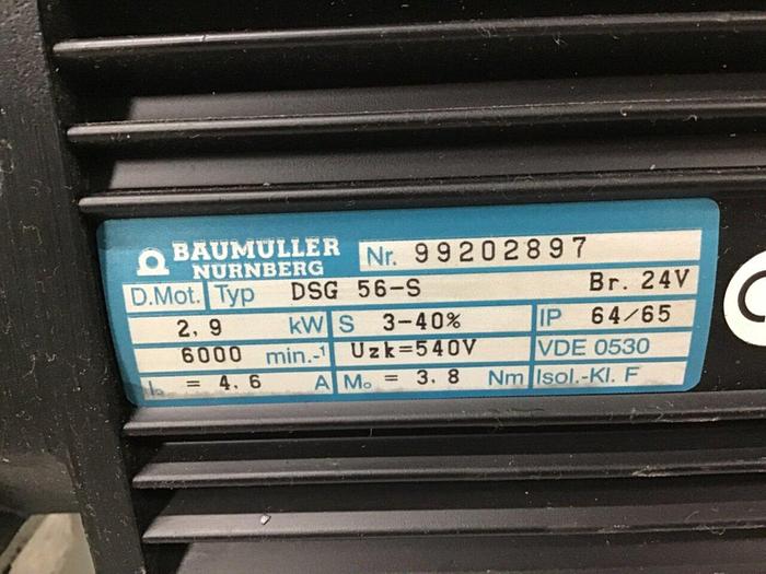 Used BAUMULLER Motor DSG 56-S Used