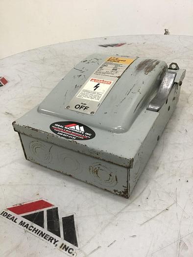 Used SIEMENS 30 Amp ITE Heavy Duty Vacu-Break F-351 #127053