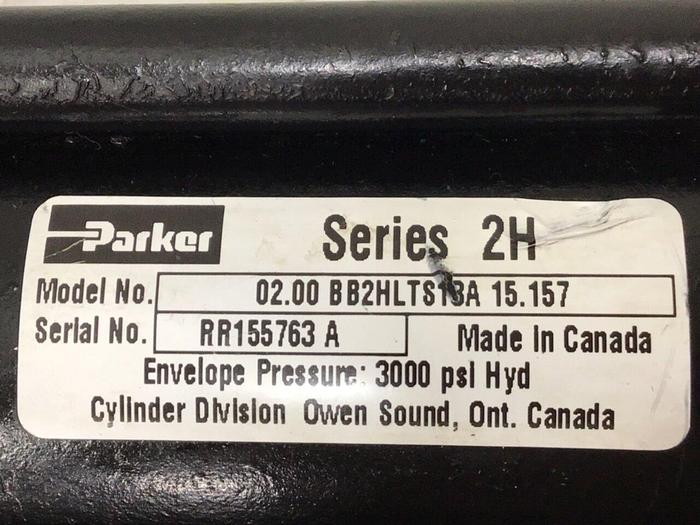 Used PARKER Injection Sled Cylinder 0.200 BB2HLTS13A 15.157 Used