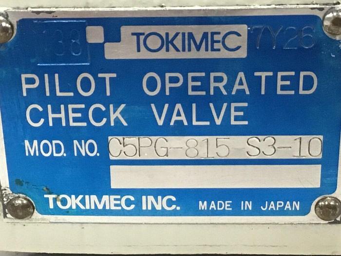 Used TOKIMEC Valve C5PG-815-S3-10 #132964