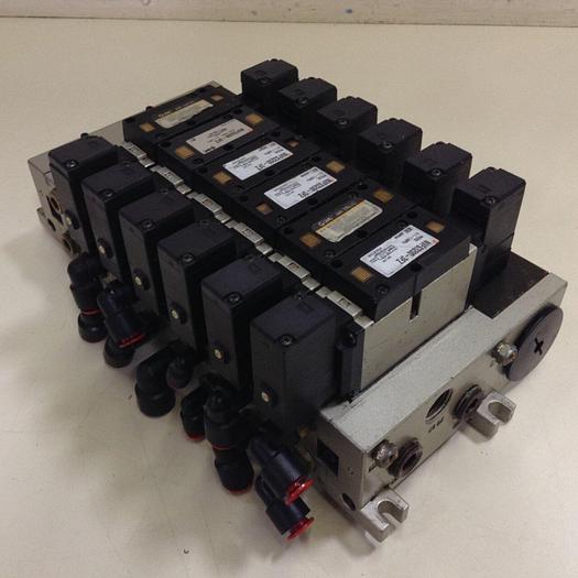 Used SMC Control Block w/ Valves NVFS3200-3FZ #71441