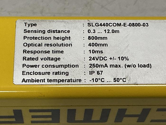 Used SCHMERSAL SLG440COM-E-0800-03