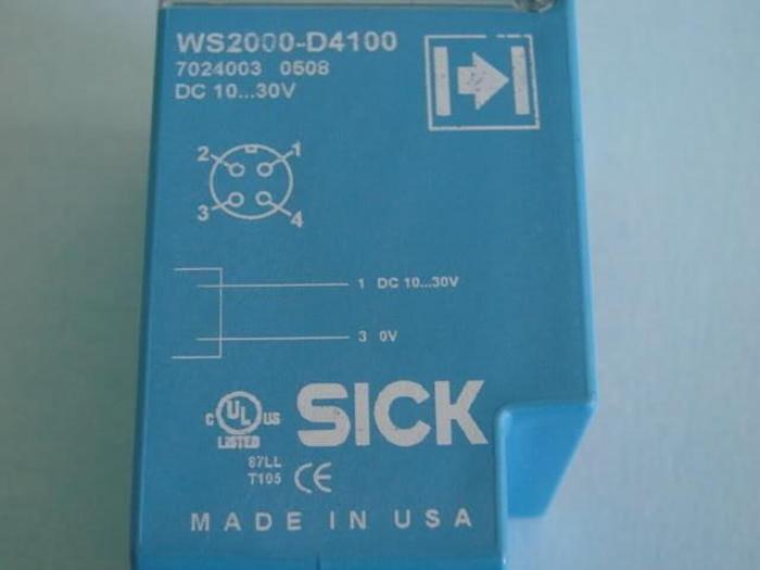 Used SICK Photoelectric Sensor WE2000-B4100 #5583