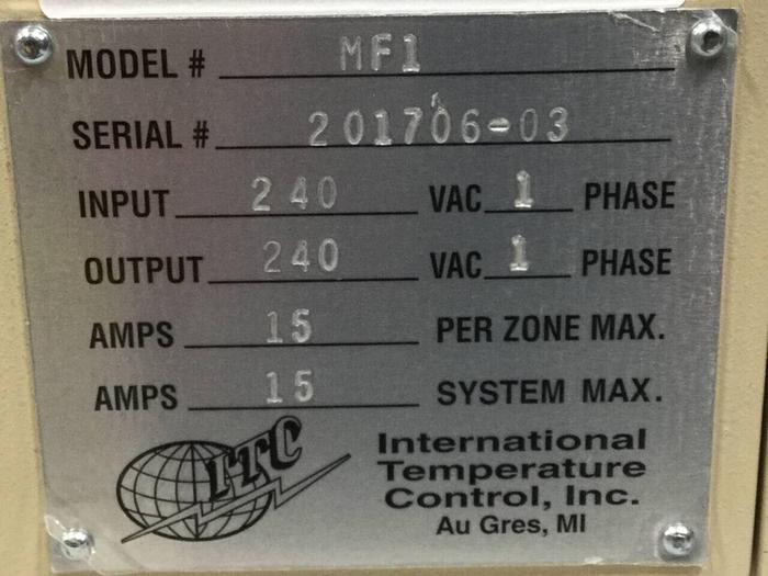 IDEAL MACHINERY Single Zone Hot Runner IM-MF1-G NEW