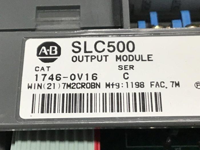 Used ALLEN BRADLEY Output Module 1746-OV16 SER C #118506