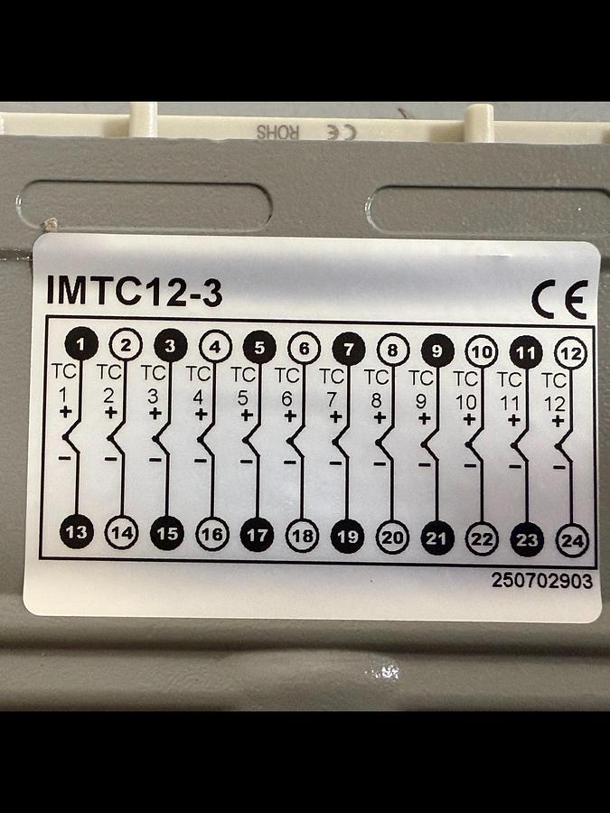 IDEAL MACHINERY 12 Zone Hot Runner Cable IMTC12-3 NEW