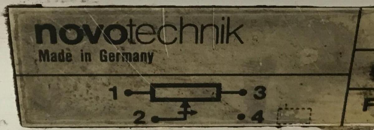 Used NOVOTECHNIK Transducer LWH360 Used