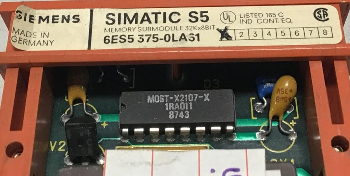 Used SIEMENS Memory Submodule 6ES5 375-0LA61 USED
