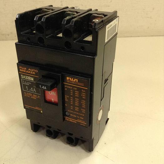 Used FUJI ELECTRIC 1.4 Amp Auto Breaker SA33BM-1.4 #78559