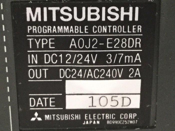 Used MITSUBISHI Programmable Controller A0J2-E28DR #109338