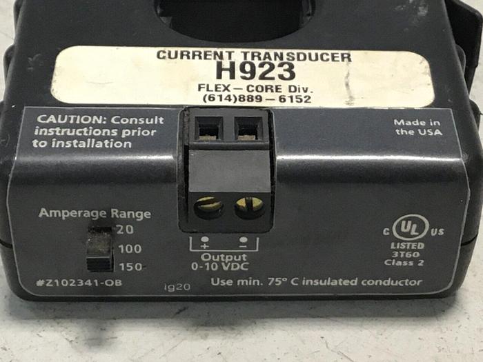 Used FLEX-CORE Current Transducer H923 Used